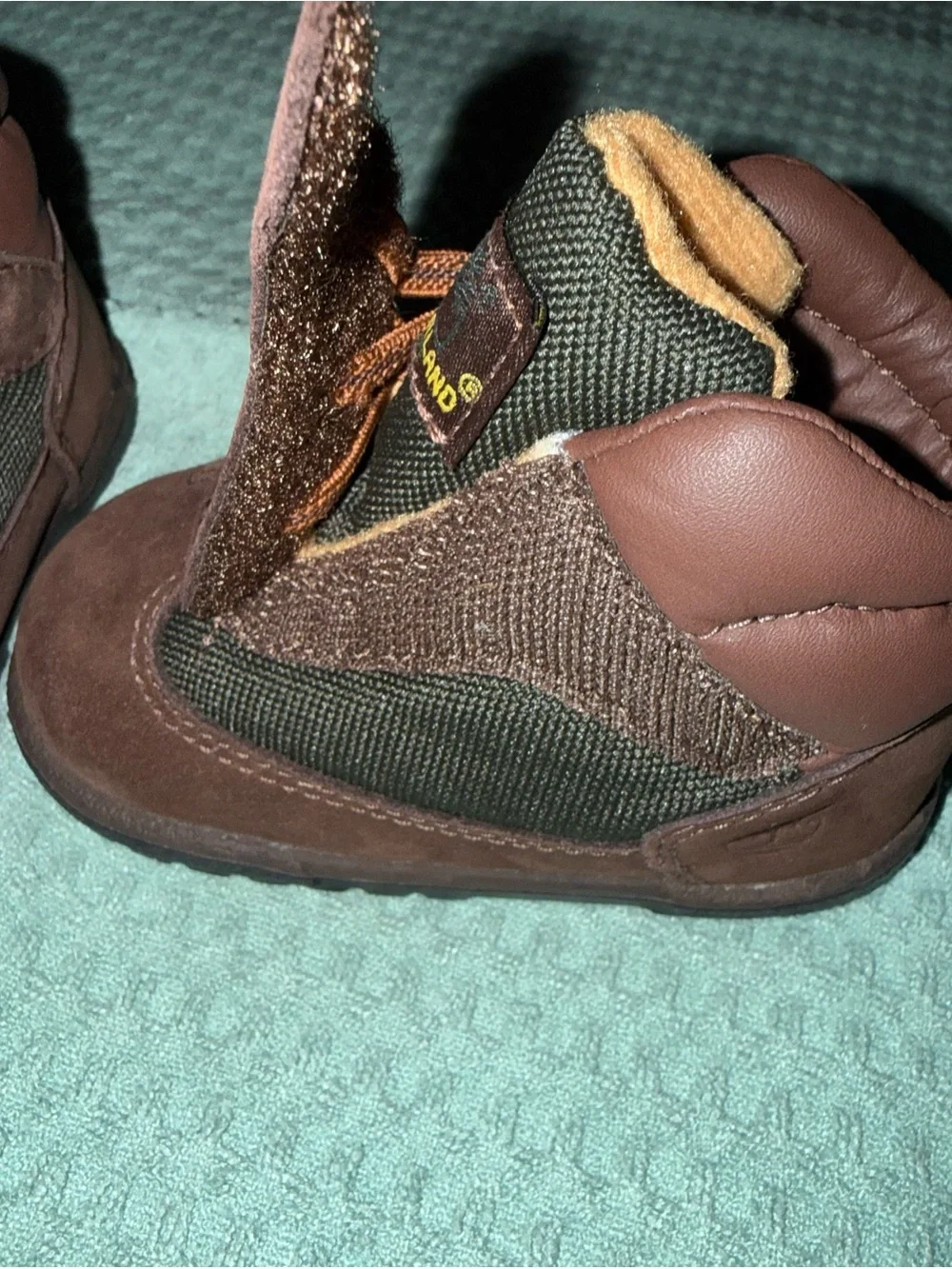 Timberland Brown Lace-Up Baby Walker Boots